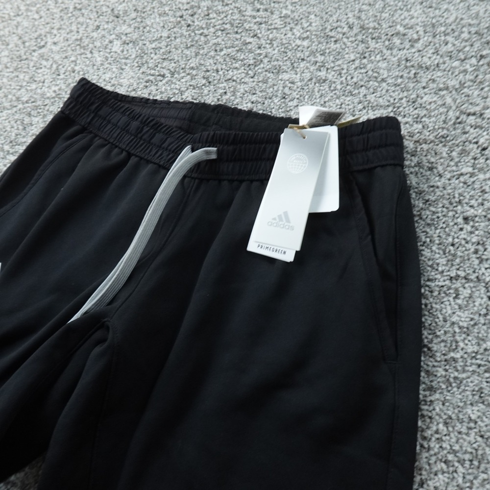 NEW Adidas Pants Mens S Black Drawstring Athletic Jogger Sweatpants‎ Workout Gym